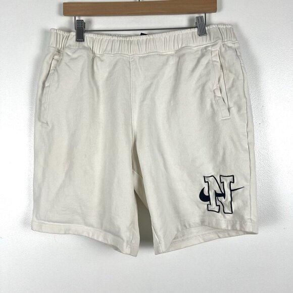 Men’s Nike Athletic Comfort Swear Shorts L 9” Inseam Embroidered Swoosh - Picture 1 of 8